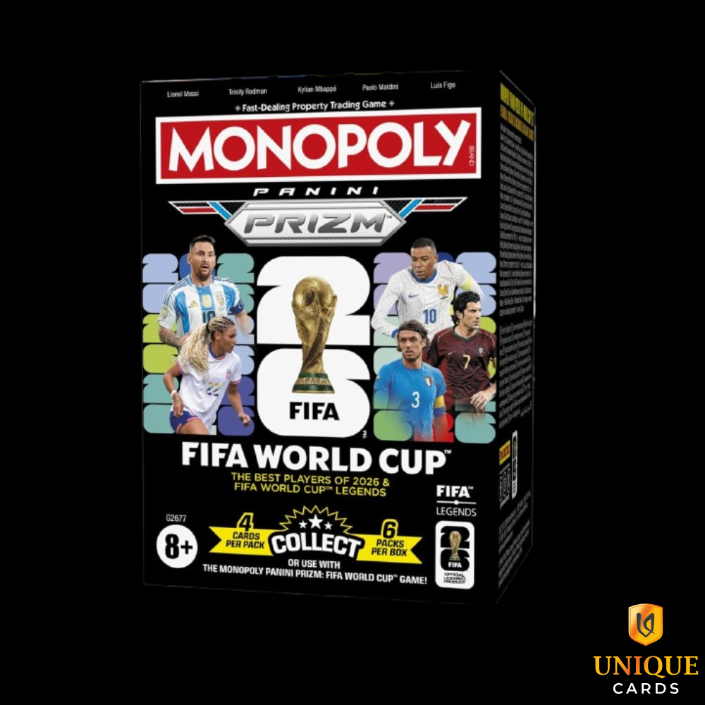 Monopoly Panini Prizm: FIFA World Cup 2026 Trading Cards Booster Box